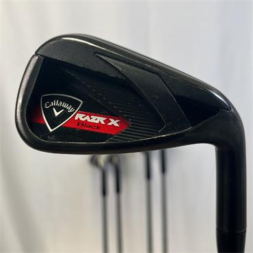Callaway Razr X Black 7-SW DG Stiff Steel Irons Gents RH