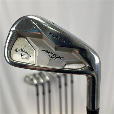 Callaway Apex Pro 4-PW AMT Black Stiff Steel Irons Gents RH