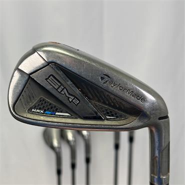 TaylorMade SIM2 Max 5-PW KBS Stiff Steel Irons Gents RH