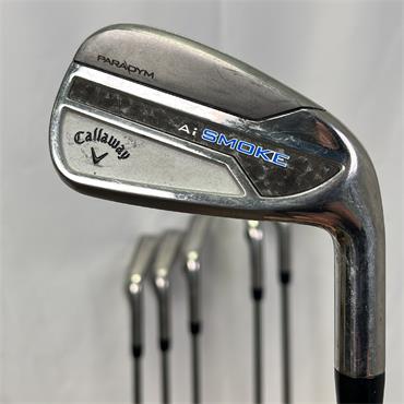 Callaway Ai Smoke 5-PW Elevate Stiff Steel Irons Gents RH