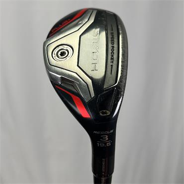 TaylorMade Stealth Plus #3 Hzrdus Red Stiff Hybrid Gents RH
