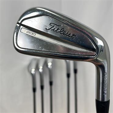 Titleist T200 3G 4-PW +1" AMT Stiff Steel Irons Gents RH