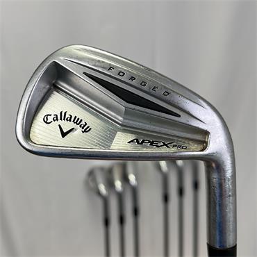 Callaway Apex Pro 4-PW +0.5" KBS Stiff Steel Irons Gents RH