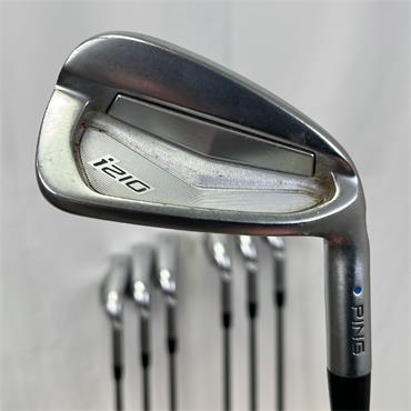 Ping i210 4-PW AMT White Stiff Steel Irons Gents RH