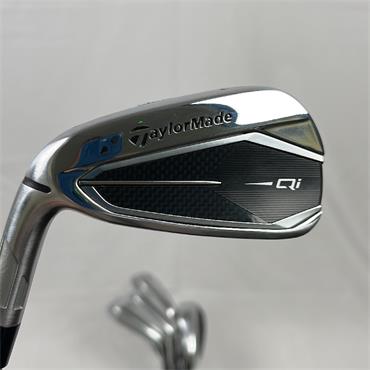 TaylorMade Qi 5-PW Recoil Graphite 90 Regular Irons Gents LH