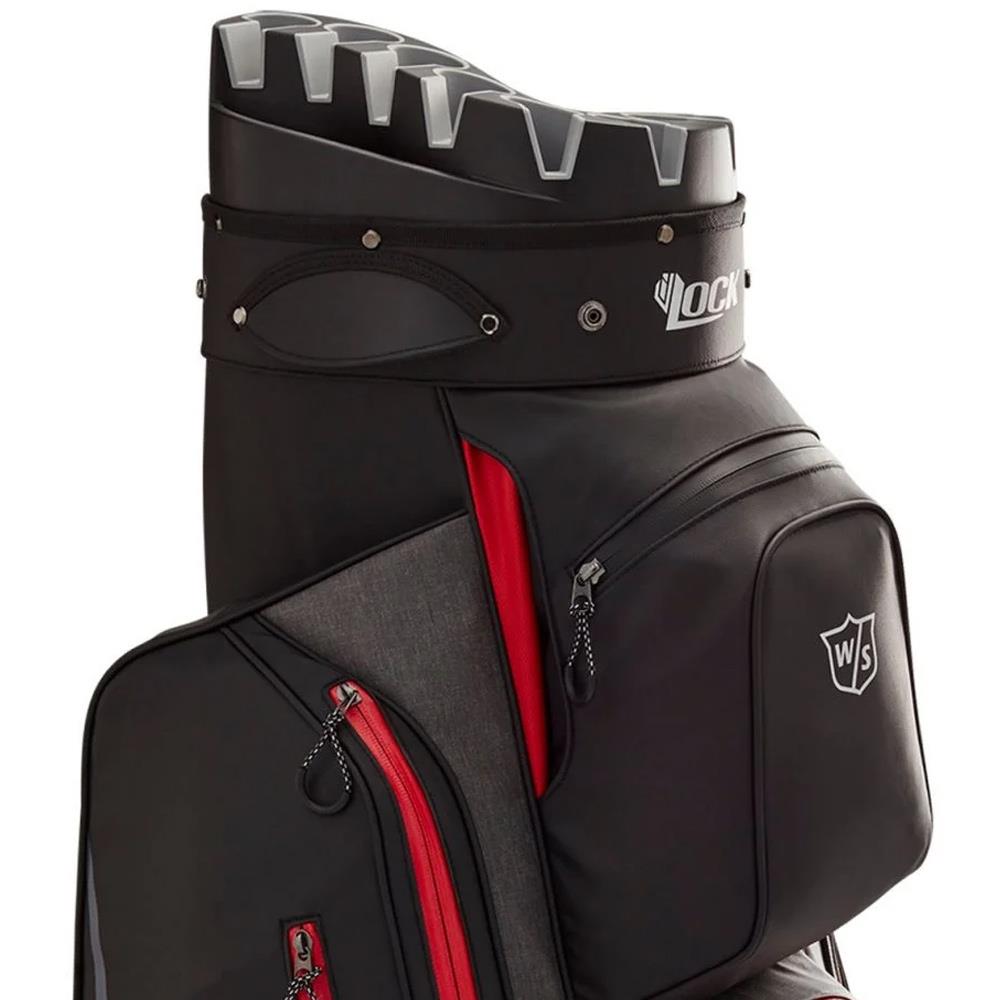 Wilson iLock Rain Cart Bag WATERPROOF Black Golf Store