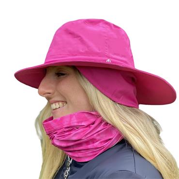 Surprizeshop Ladies Fleece Lined Rain Hat  Pink