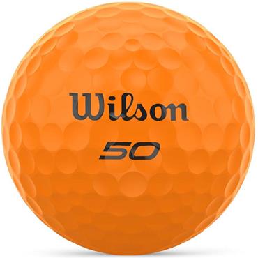 Wilson 50 ELITE Golf Balls Dozen  Orange