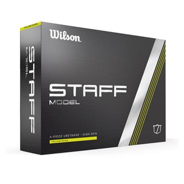 Wilson 2024 Staff Model Balls Dozen  Yellow