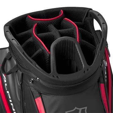 Wilson Alpine Dry Cart Bag  Black - Grey - Red