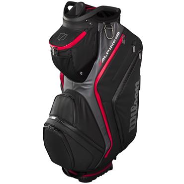 Wilson Alpine Dry Cart Bag  Black - Grey - Red