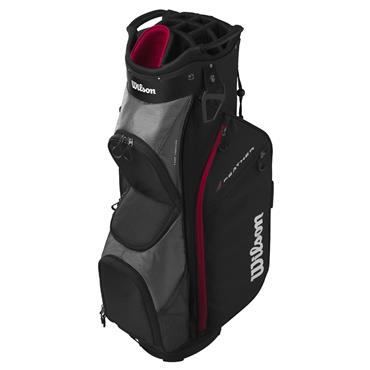 Wilson Feather Cart Bag  Black - Grey - Red