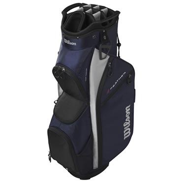 Wilson Feather Cart Bag  Navy - Silver