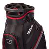 Wilson Lite 3 Cart Bag  Black - Charcoal - Red