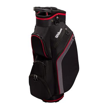 Wilson Lite 3 Cart Bag  Black - Charcoal - Red