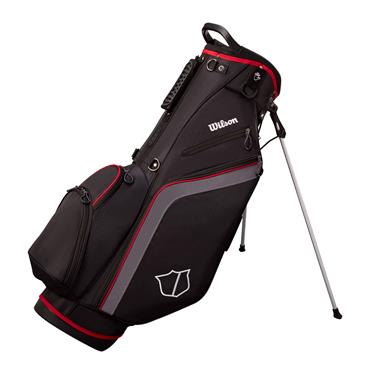 Wilson LITE 3 Stand Bag  Black - Charcoal - Red