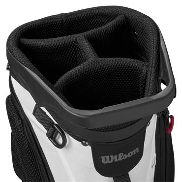 Wilson EXO Lite Stand Bag . Black - Red