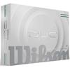 Wilson Duo Soft TRK360 Ball Dozen White Green