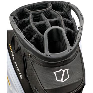 Wilson Alpine Cart Bag  Black - White - Orange