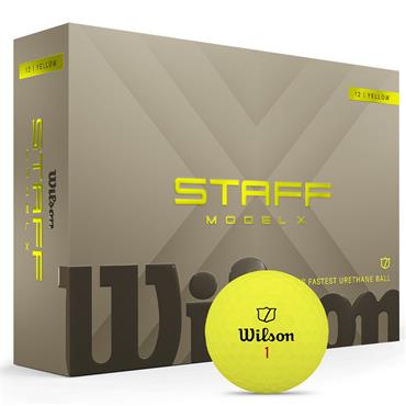 Wilson Staff Model  X  12 Ball Dozen Yellow