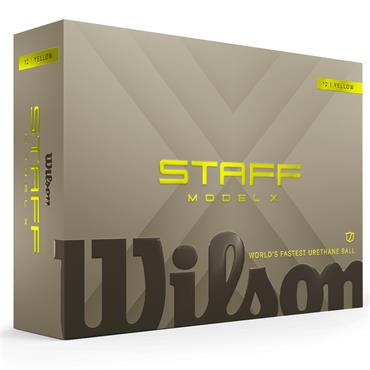 Wilson Staff Model  X  12 Ball Dozen Yellow