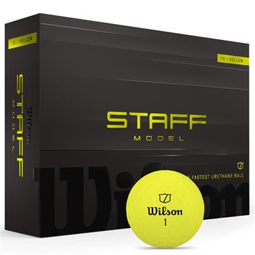 Wilson Staff Model 12 Ball Dozen Yellow