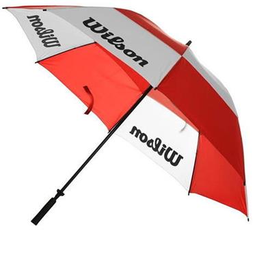 Wilson 62" Staff Double Canopy Umbrella  Red - White