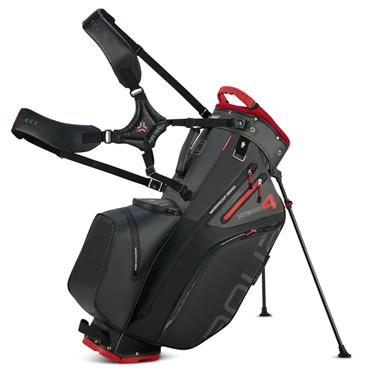 Big Max Aqua Hybrid 4 Stand Bag  Black - Charcoal - Red