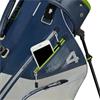 Big Max Aqua Hybrid 4 Stand Bag  Navy - Grey - Lime