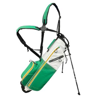 FastFold Elegance Stand Bag  White Green