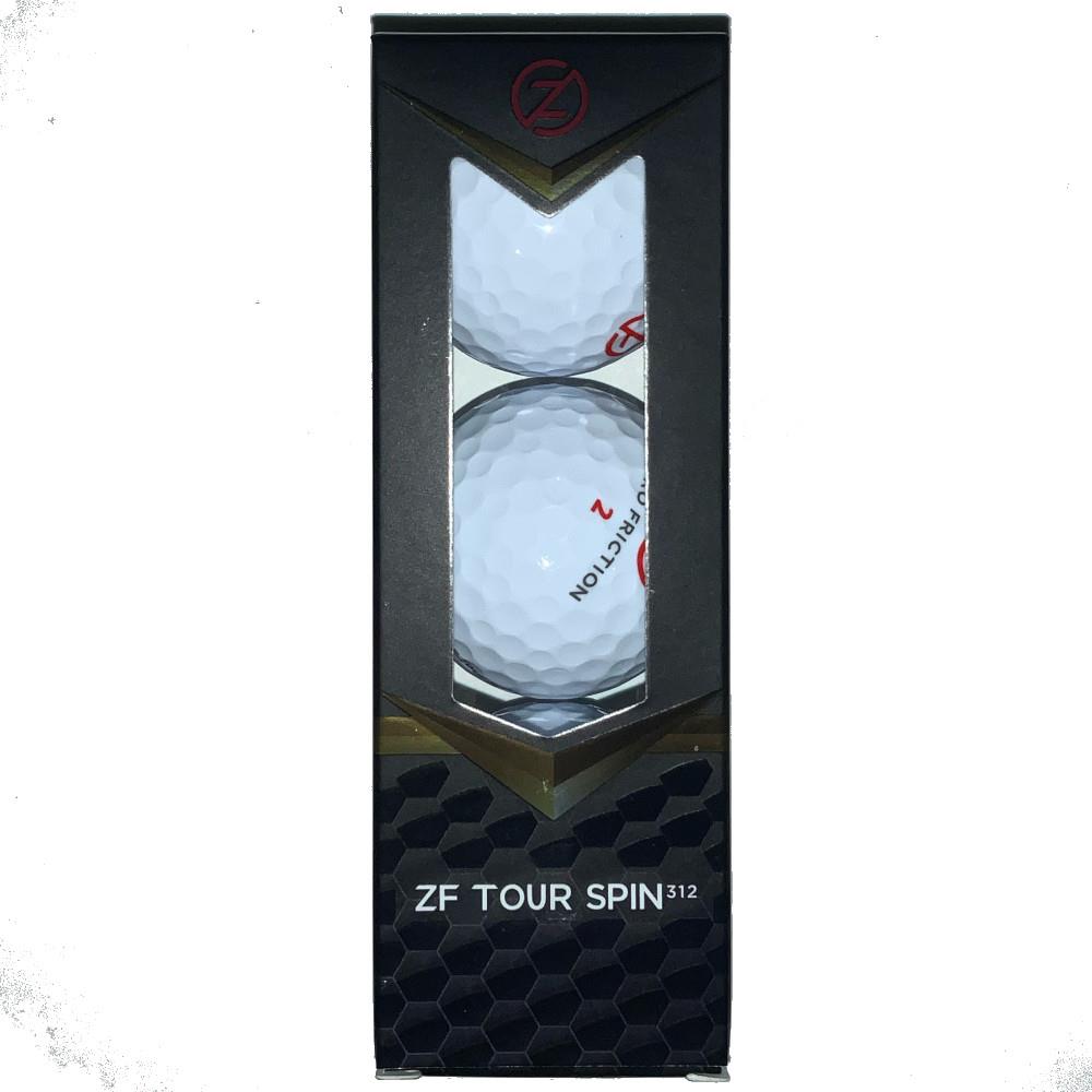 Zero Friction Tour Spin 312 Golf Balls Dozen White Irish Golf Store