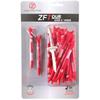Zero Friction 3 Prong Tour Tee 2 3/4" 40 Pack Red
