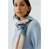 Scarf in a Blue & Blush Floral Design
