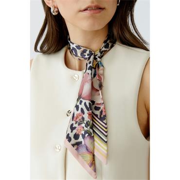 Schal Scarf Gold Red