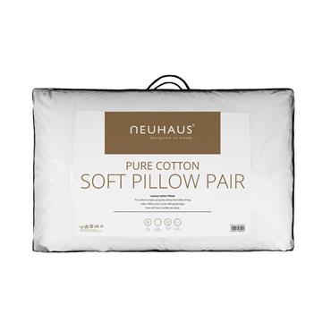 Pure Cotton Soft Pillow Pair