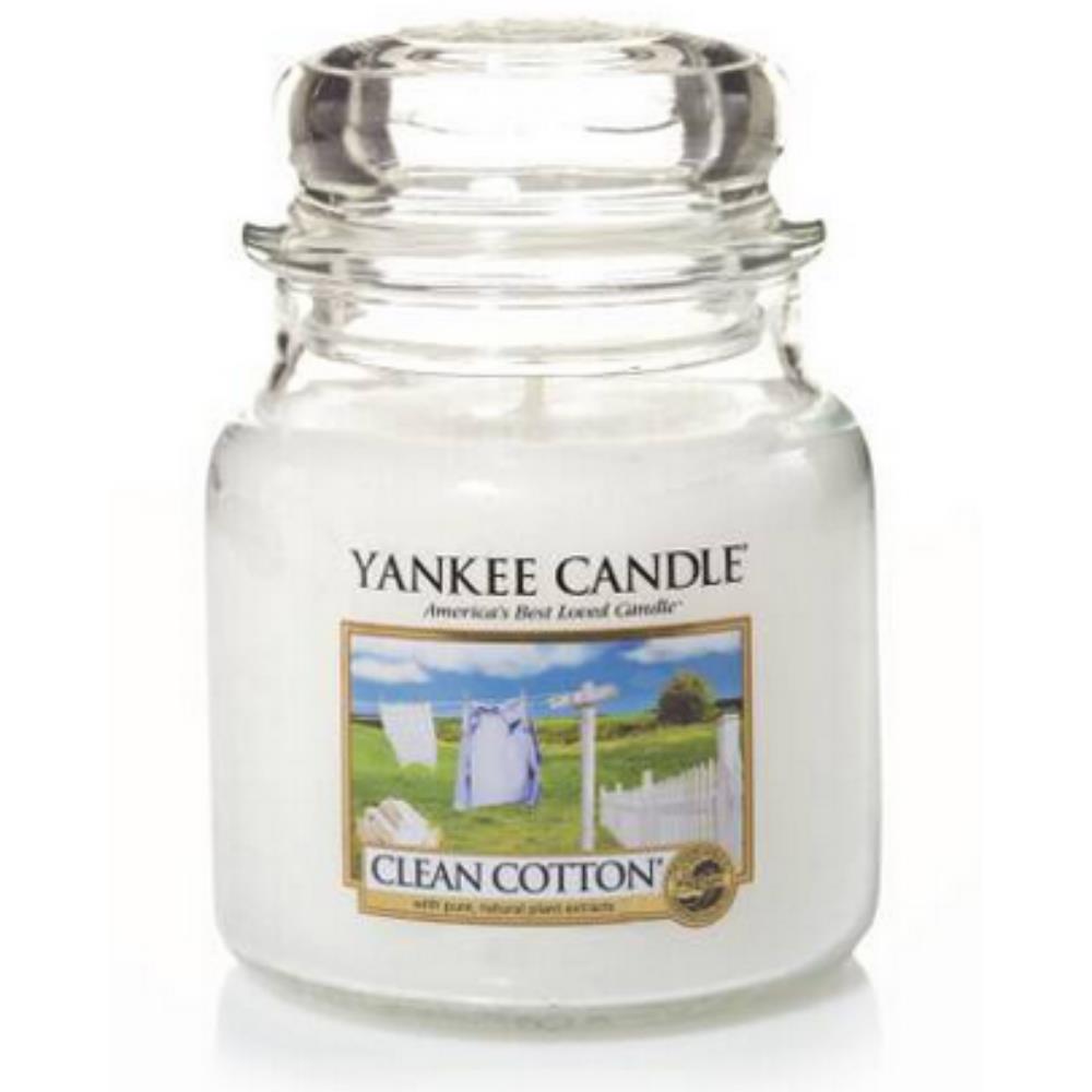 Buy Clean Cotton Medium Jar by Yankee Candles Dan Fitzgeralds, Tralee