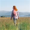 Merino Luxury Wool Scarf Pink 30x180cm