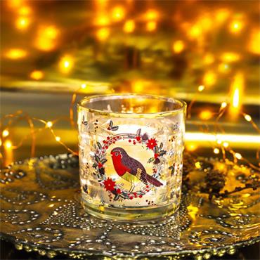 Christmas Robin LED Candle