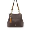 Monogram Tote Handbag Mocha