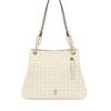Monogram Tote Handbag Ivory