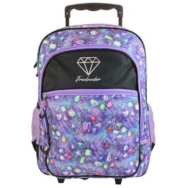 Freelander Girls Trolley Bag Purple