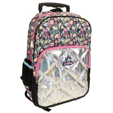 Freelander Girls Trolley Backpack Holographic