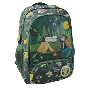 Boys Adventure Crew Backpack Green