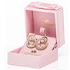 Gold Diamante Loop Earrings