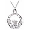 Silver Claddagh Pendant