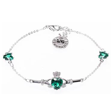 Silver Claddagh Bracelet