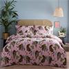 Night Jaguar Duvet Set Pink Double Bed