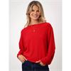 Elba Sweater Red One Size