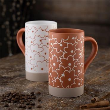 Daisy Tall Mugs Set/2
