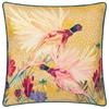 Country Wilds Pheasant Bloom Cushion Cover Gold 45x45cm